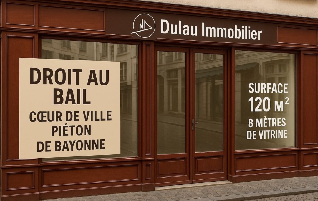 DULAU IMMOBILIER : Commerces | BAYONNE (64100) | 120 m2 | 191 800 € 